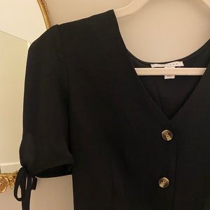 TOPSHOP Women’s Black Blouse